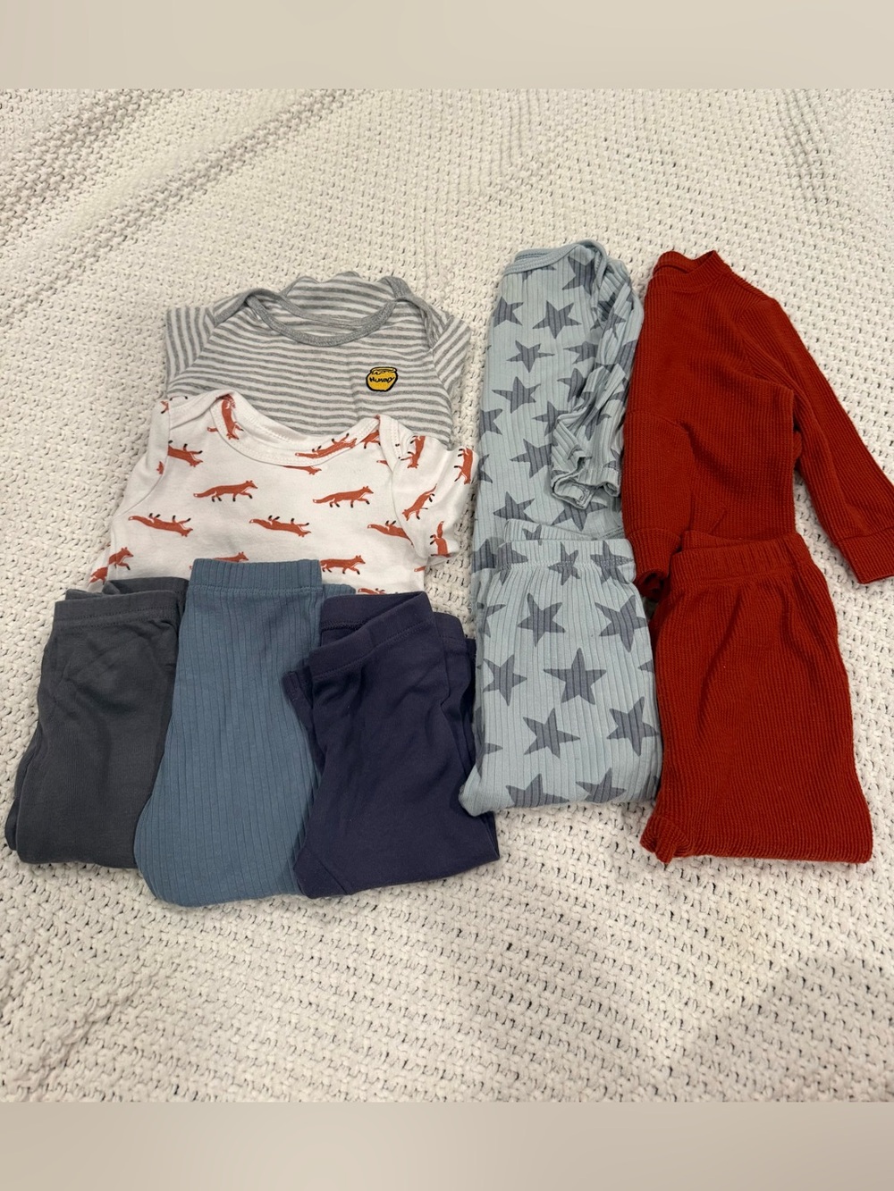 Baby Infant Boy Bundle Lot Clothes 6-9M Matching Sets, Pants, Bodysuits